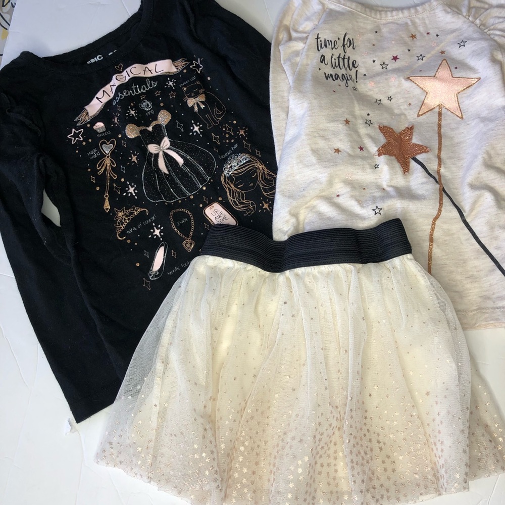 Epic Threads 3T Long Sleeved Tops With Tutu Skirt